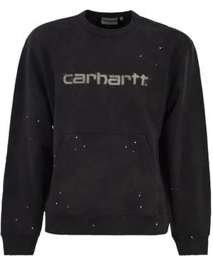 Carhartt Painter Logo-Print Sweatshirt - Black