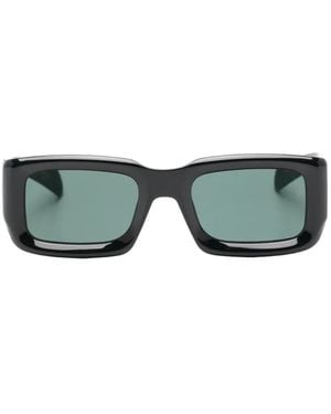 David Beckham Rectangle-Frame Sunglasses - Green