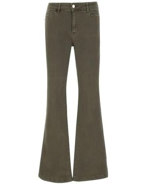 Elena Miro Flare Fitted Jeans - Grey