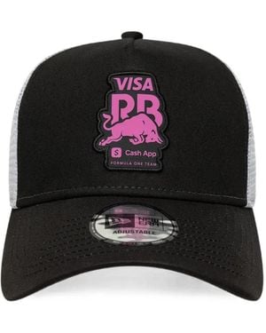 KTZ Logo-Patch Mesh-Panel Trucker Cap - Black