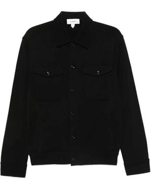 Lardini Button-Up Vest Met Klepzak - Zwart