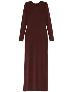 Raquel Diniz Carolyne Open-Back Dress - Purple