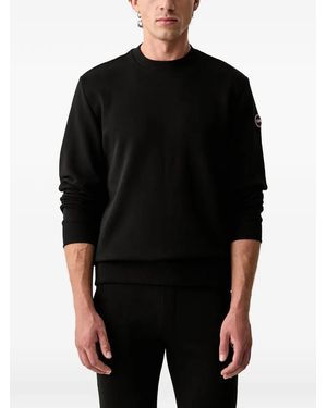 Colmar Logo-Patch Crew-Neck Sweatshirt - Black