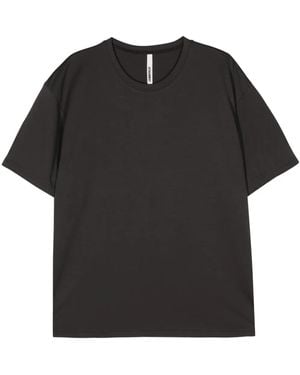 Attachment Crew-Neck Cotton T-Shirt - Black