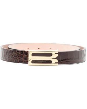 Victoria Beckham Frame Belt - White