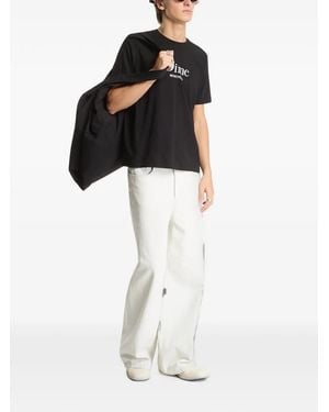 Dime Logo-Print T-Shirt - Black