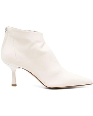 GISÉL MOIRÉ Botas Elise Con Tacón De 70 Mm - Neutro