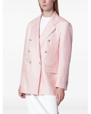 Tagliatore Blazer Croisé À Revers Crantés - Rose