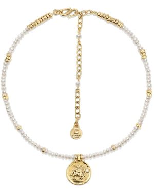 Goossens Astro Sagittarius Pearls Halskette - Weiß