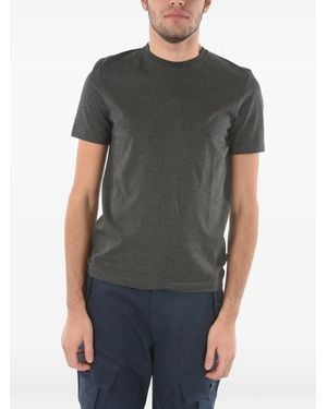 HUGO Camiseta Tiburt Con Cuello Redondo - Gris