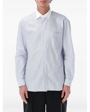 Salvatore Piccolo Alberto Striped Shirt - Grey