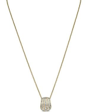 Pragnell 18Kt Manhattan Gelbgoldhalskette Mit Diamanten - Mettallic