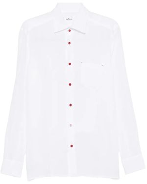 Kiton Button-Up Shirt - White