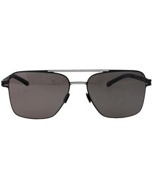 Mykita Bernie Double-Bridge Sunglasses - Grey