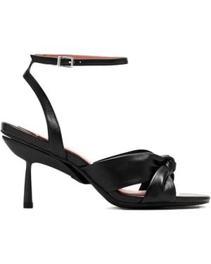 VICE VERSA 95Mm Everday Knotted Strap Heeled Sandals - White