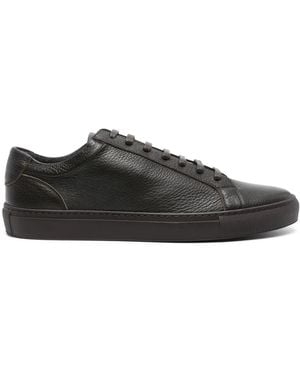 Corneliani Strukturierte Boston Sneakers - Schwarz