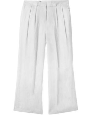 Brooks Brothers Linen Trousers - White