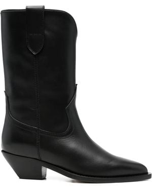 Via Roma 15 Paneled Ankle-Length Boots - Black