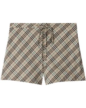 Burberry ヴィンテージチェック ショートパンツ - グレー