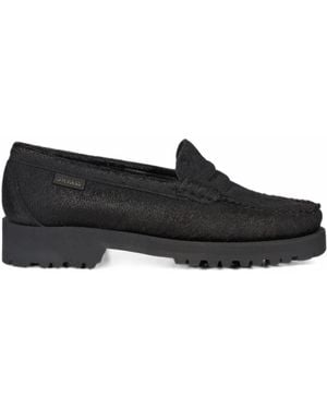G.H. Bass & Co. Chunky-Sole Loafers - Black