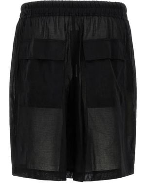 Rick Owens Drawstring-Waist Shorts - Black