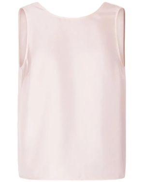 Loulou de Saison Gem Draped Sleeveless Top - Pink