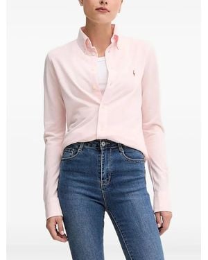 Polo Ralph Lauren Embroidered-Logo Shirt - Blue