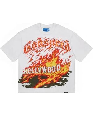 Godspeed Hollywood Inferno Ii Graphic-Print T-Shirt - White