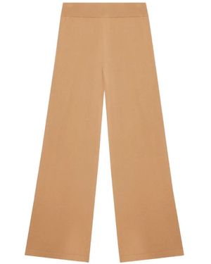 Brooks Brothers Elasticated-Waistband Knitted Trousers - Natural