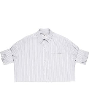 Twp Next Ex Cropped Shirt - White