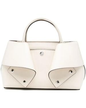 TOTEME Mercer Leather Tote Bag - White