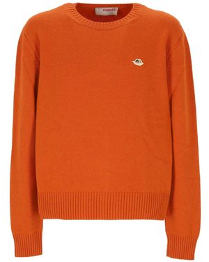 Fiorucci Pullover mit Logo - Orange