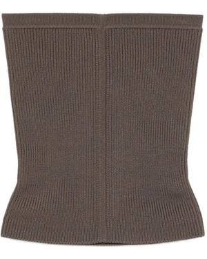 Rick Owens Knitted Tube Top - Brown