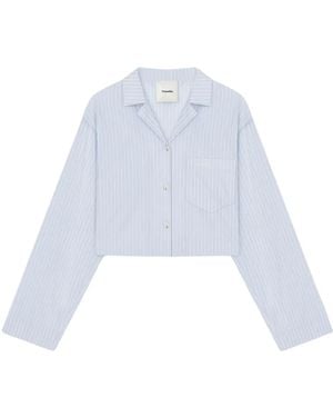 Nanushka Striped Shirt - White