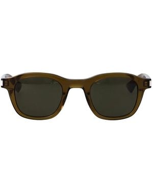 Saint Laurent Sl 880 Square-Frame Sunglasses - Brown