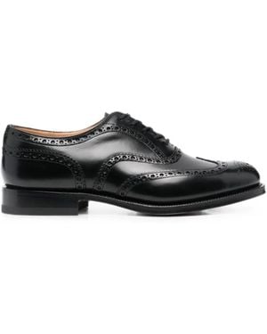 Church's Brogue Leather Shoes - Black