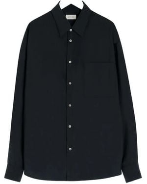 Lemaire Patch-Pocket Shirt - Blue