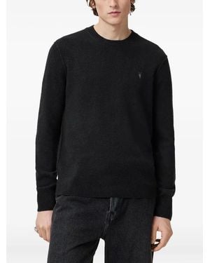AllSaints ロゴ プルオーバー - ブラック