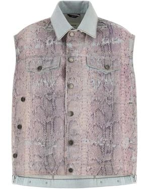 Haikure Janette Denim Vest - Grey