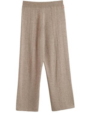 Chinti & Parker Wool Blend Straight-Leg Pants - Natural