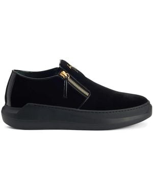 Giuseppe Zanotti Conley Zip Chunky Trainers - Black