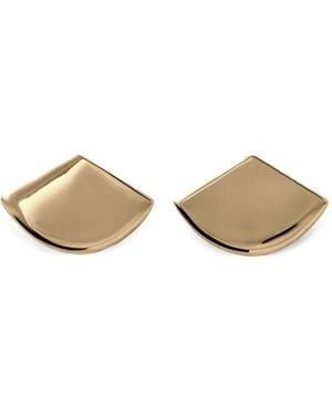 Annika Inez Fan-Shaped Earrings - Natural