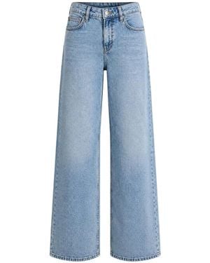 Lee Jeans Stella Wide-Leg Jeans - Blue