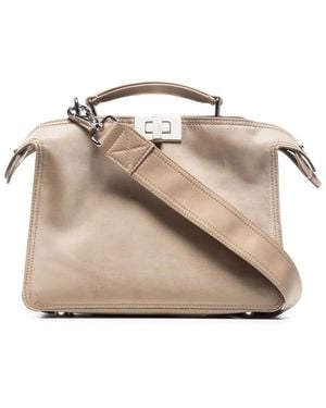 Fendi Peekaboo Messengertas - Naturel