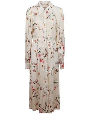 CRI.DA Windsor Floral Midi Dress - White
