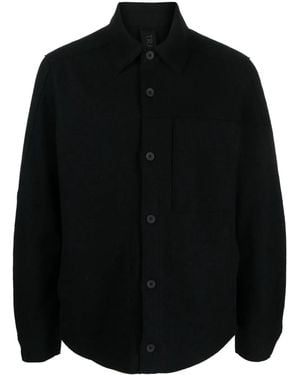 Transit Felted Virgin Wool Shirt - Black