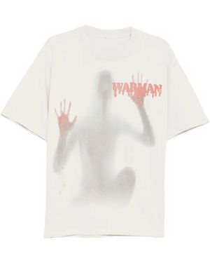 WARMAN Graphic-Print T-Shirt - White