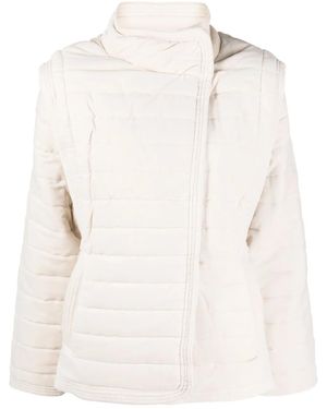 Isabel Marant Isabel Marant Étoile Areta Quilted Velvet Jacket - Natural