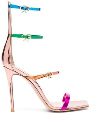 Gianvito Rossi Ribbon Uptown 110mm サンダル - ピンク