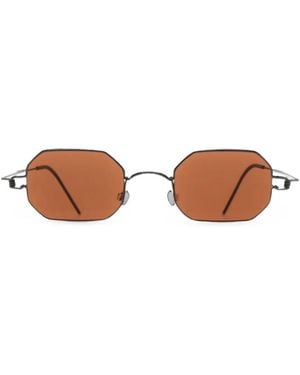 Lindberg Lunettes De Vue En Titane À Monture Géométrique - Multicolour